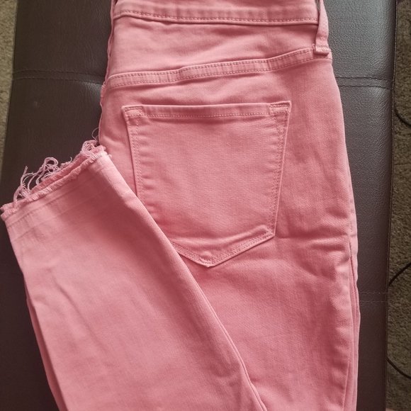 Stylish Pink Women's Jeans - Picture 4 of 5